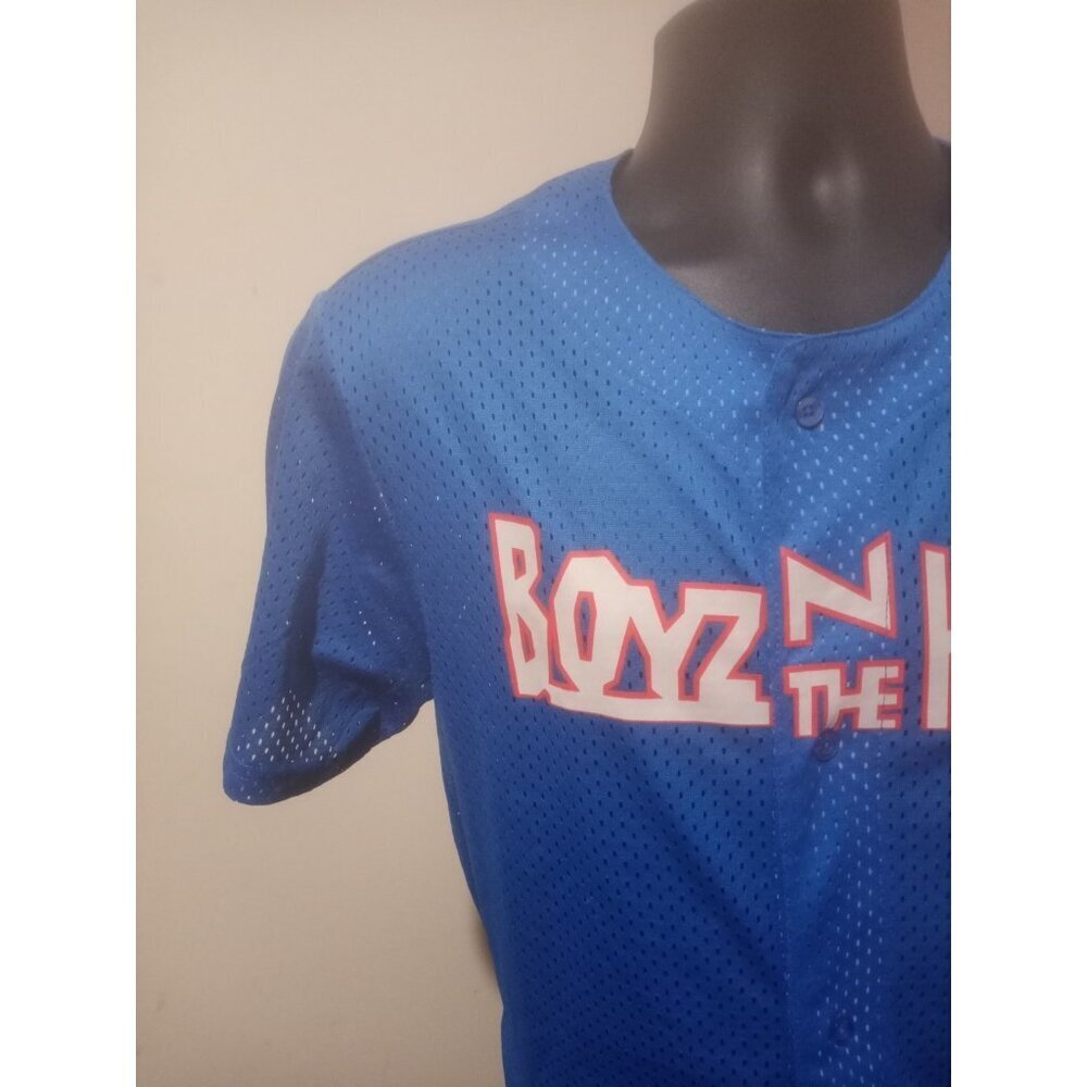 Boyz in the Hood South Central 1991 Jersey Button Up Shirt Men’s Medium M Blue - Picture 4 of 11